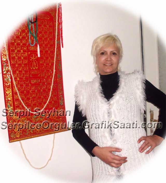 Serpilce.�rg�den beyaz �rg� yelek modelleri resimli