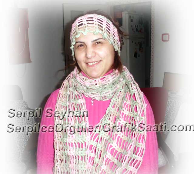 Serpilce.Resimli �rg� modelleri: T�� i�i atk� �al ve bandana �rg�leri