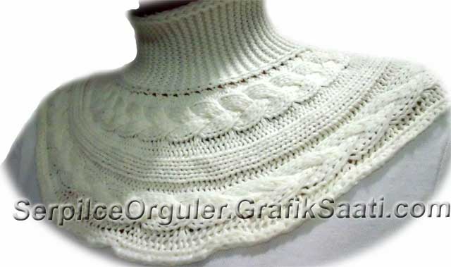 Serpilce.Penye bluzlar ve �rg� yaka modeli