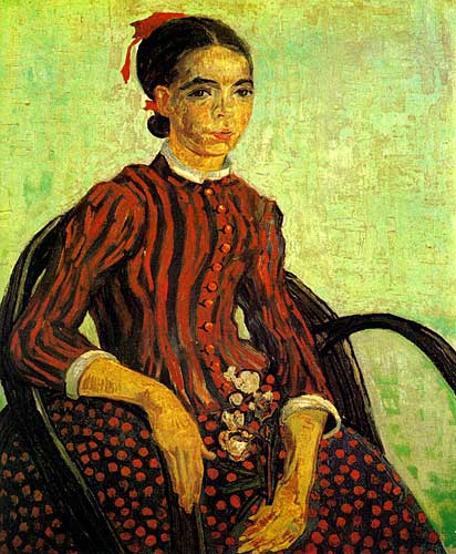 Vincent Van Gogh  La Mousme, Sitting, Arles, July 1888