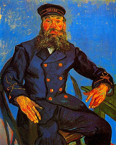 Vincent Van Gogh  Portrait of Postman Joseph Roulin, Arles, early August 1888