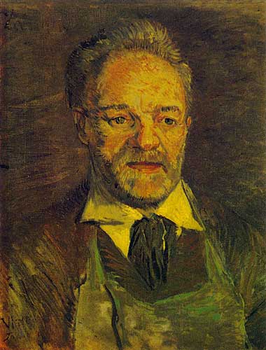 Vincent Van Gogh - Portrait of Pere Tanguy, Paris, Winter