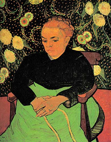 Vincent Van Gogh  La Berceuse (Augustine Roulin), Arles, January 1889