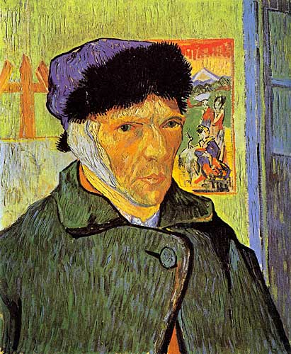 Vincent Van Gogh  Self Portrait with Bandaged Ear, Arles, January 1889