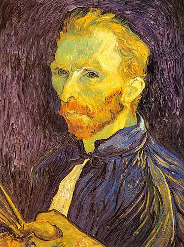 Vincent Van Gogh  Self Portrait, Saint-Remy, late August 1889