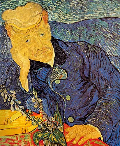Vincent Van Gogh&nbsp;Portrait of Doctor Gachet Auvers-sur-Oise June 1890