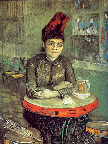 Vincent Van Gogh Agostina Segatori Sitting in the Cafe du Tambourin Paris 
