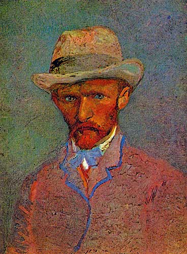 Van Gogh Self - Portrait with Grey Felt Hat Paris, March April 1887
