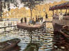 Oscar Claude Monet Bathing at La Grenouillere Yzme 1879
