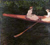 Oscar Claude Monet Boating on The River Epte 1887 Nenirde Tekne Gezintisi