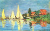 Oscar Claude Monet Regattas at Argenteuil. 1874 Regeta