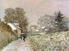 Oscar Claude Monet Snow at Argenteuil. 1875 Kar manzarası
