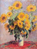 Oscar Claude Monet Sunflowers. 1881 Ayieği, gnebakan