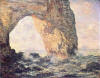 Oscar Claude Monet The Cliff at Etretat. 1883