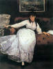 Dinlenme Berthe Morisot calismasi