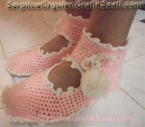 Serpilce.ile Serpilce �rg�ler �rg� resimli k�z �ocuk y�n patik �rg�s� �rne�i